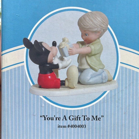 Disney’s “You’re A Gift To Me” Mickey & Boy Figurine - Picture 7 of 7